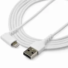 Cable Lightning Startech.com Lightning A Usb A, 480 Mbit/s, Blanco