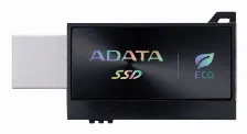 Ssd Externo Adata Sc730 512gb. Conectores Dobles Usb-c Y Usb-a Integrados (usb 3.2 Gen2). 600 Mb/s De Lectura/escritura. Color Negro. Sc730-512g-cacti