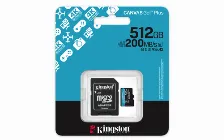 Memoria Micro-sd Kingston Technology Canvas Go Plus 512gb, 200 Mb/s, Clase 10