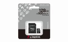 Memoria Microsdxc Kingston Technology Industrial 128 Gb, Velocidad 100 Mb/s, Clase 10