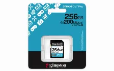 Memoria Sdxc Kingston Canvas Go Plus, 256gb, Velocidad 200 Mb/s, Clase 10