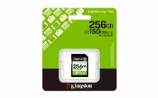 Memoria Sd Kingston 256gb, Technology Canvas Select Plus Gen3, Velocidad 150 Mb/s, Clase 10
