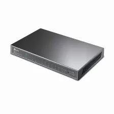 Switch Tp-link Jetstream Tl-sg2210p Gestionado, L2/l4, Rj-45 8, Gigabit Ethernet (10/100/1000), Negro