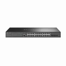 Switch Tp-link Omada Sg3428mp Gestionado, L2+, Rj-45 24, Gigabit Ethernet (10/100/1000), (poe +) 24, 1u, Negro