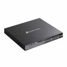 Switch Omada L3 Sdn | Tp-link | Sg6428x | 24 Puertos Gigabit | 4 Puertos Sfp+ | Funciones Rip | Vvrp | Servidor Dhcp | Administracia“n Centralizada Omada | Fuente Redundante