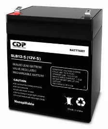 Bateria Para Ups Cdp Slb12-5 Sealed Lead Acid (vrla), 12 V, 5 Ah, Negro