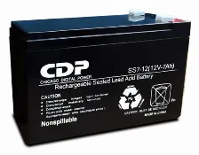 Bateria Para Ups Cdp Slb12-7 Sealed Lead Acid (vrla), 12 V, 7 Ah, Negro