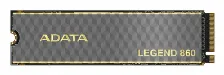 Ssd Adata Legend 860, 500 Gb, M.2, 3000 Mb/s Escritura, 5000 Mb/s Lectura, Pci Express 4.0