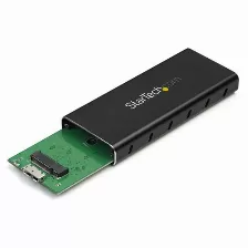 Enclosure Startech.com M.2, M.2, Usb, Negro, Plata