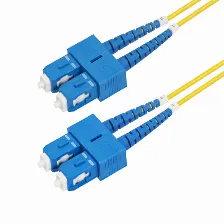 Cable Startech.com 3 M, Fibra Os2, Sc, Sc, 100 Gbit/s, Amarillo