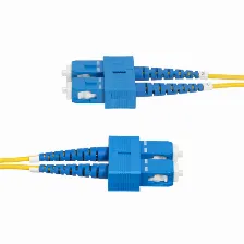 Cable Startech.com 5 M, Fibra Os2, Sc, Sc, 100 Gbit/s, Amarillo