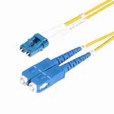 Cable Startech.com 25 M, Fibra Os2, Lc, Sc, 10 Gbit/s, Amarillo