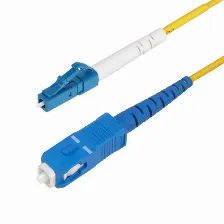 Cable Startech.com 10 M, Fibra Os2, Lc, Sc, 100 Gbit/s, Amarillo