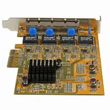 Tarjetas De Red Startech.com Pci Express, Rj-45 4, 2000 Mbit/s, Alámbrico