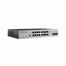 Switch Netis System 18 Port Gigabit Ethernet Switch No Administrado, Rj-45 16, Gigabit Ethernet (10/100/1000), Gris