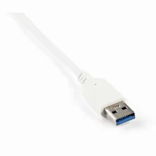 Hub Portátil De Aluminio Concentrador De 3 Puertos Startech, Usb 3.0 Con Adaptador De Red Ethernet Gigabit, (st3300g3ua)