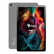 Tablet Stylos Tab104, 10.4 Pulg, Octa Core, Ram 4gb, 128gb, Wifi, Android 13, Incluye Funda, Usb-c, Gris