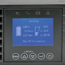 No Break Tripp Lite 3 Kva / 2700 W, 570 J, Entrada 240 V, 8 Salidas Ac, Negro