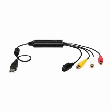 Capturadora De Vídeo Startech.com Svid2usb232 Interfaz Composite + S-video + Rca, Señal Analógica Ntsc, Pal, Secam, Color Negro