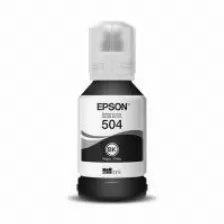 Botella De Tinta Epson 504 Negro 127ml, Para L4150, L4160, L6161, L6171 Original