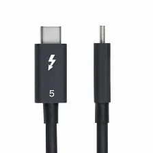 Cable Thunderbolt Startech.com 1 M V. 5, 80 Gbit/s, Negro