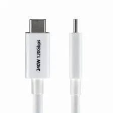 Cable Thunderbolt Startech.com 1 M V. 5, 120 Gbit/s, Blanco