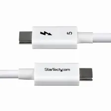 Cable Thunderbolt Startech.com 1 M V. 5, 120 Gbit/s, Blanco