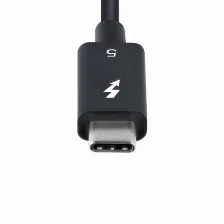 Cable Thunderbolt Startech.com 0.8 M V. 5, 80 Gbit/s, Negro