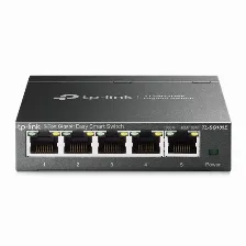 Switch Tp-link Tl-sg105e Gestionado, L2, Rj-45 5, Gigabit Ethernet (10/100/1000), Negro
