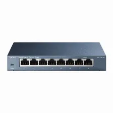 Switch Tp-link Tl-sg108, 8 Puertos, 10/ 100/ 1000mbps, No Administrado