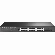 Switch Tp-link Jetstream Tl-sg3428x-m2 Gestionado, L2+, Rj-45 24, 2.5g Ethernet (100/1000/2500), 1u, Negro