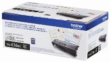 Tóner Brother Tn-436bk Original, Negro, Extra (súper) Alto Rendimiento