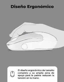 Mouse Techzone Tzacmoi49 3 Botones, 1200 Dpi, Rf Inalámbrico, 10 M, Blanco