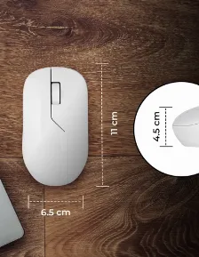 Mouse Techzone Tzacmoi49 3 Botones, 1200 Dpi, Rf Inalámbrico, 10 M, Blanco