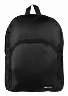 Mochila Backpack Techzone Tzlbp02 Para Laptop 15.6 Pulgadas, Negro