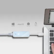Adaptador De Red Tp-link Ue200, Usb 2.0, 1 Puerto Ethernet 100mbps