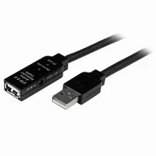 Extensor Startech.com 5 M, Usb A A Usb A, Macho/hembra, 480 Mbit/s, Negro