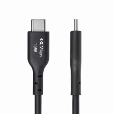Cable Usb Startech.com Usb2ac2mnc Usb A A Usb C, Negro