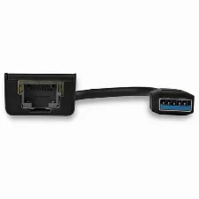 Adaptador Startech Tarjeta De Red Externa Nic Usb 3.0 A 1 Puerto Gigabit Ethernet 1gbps Rj45 A Usb Negro, (usb31000s)