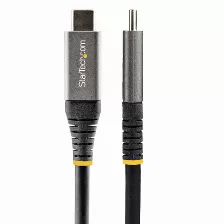 Cable Usb Startech.com Usb C A Usb C, 10000 Mbit/s, Gris, Negro