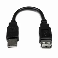 Extensión Startech Usb 2.0 De Alta Velocidad Hi Speed - Macho A Hembra Usb A - Negro (usbextaa6in)