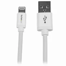 Cable Lightning Startech.com Lightning A Usb A, 480 Mbit/s, Blanco