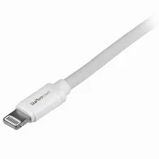 Cable Lightning Startech.com Lightning A Usb A, 480 Mbit/s, Blanco