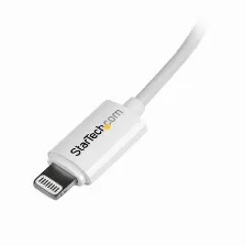 Cable Lightning Startech.com Lightning A Usb A, 480 Mbit/s, Blanco