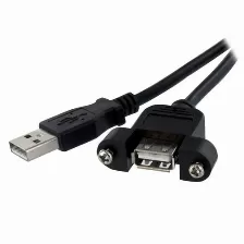 Extensor Startech.com 0.3 M, Usb A A Usb A, Macho/hembra, Negro