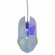 Kit Teclado Y Mouse Vortred Berry Usb, Retroiluminado, Alámbrico, 3600 Dpi, Blanco