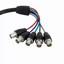 Adaptador Vídeo Startech.com Vgabncmf1 Vga (d-sub) A 5 X Bnc, 0.3 M, Negro
