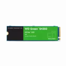 Ssd Western Digital Green Sn350 500gb, M.2, Nvme, Pci-e 3.0, Lectura 2400 Mb/s, Escritura 1500 Mb/s