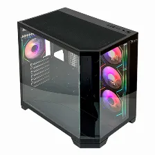 Gabinete Xzeal Xz150, Midi-tower, Atx/micro-atx, Usb 3.0, 4 Ventiladores Instalados, Negro