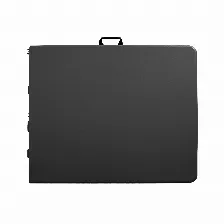 Mesa Plegable Modamob Flexboard 180 Black, 180cm76cmx74cm, Calibre 25mm, Color Negro